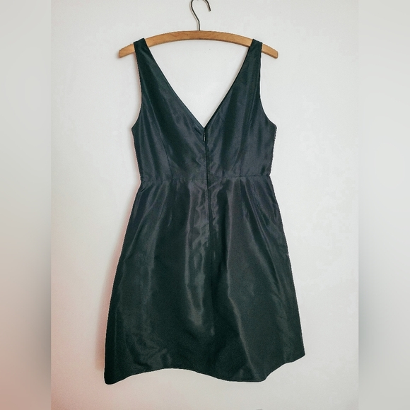 J. Crew pleated A-Line sleeveless silk dress - Picture 3 of 6